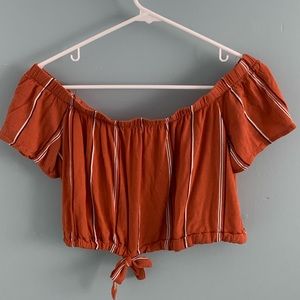 PacSun: Cropped no shoulder top